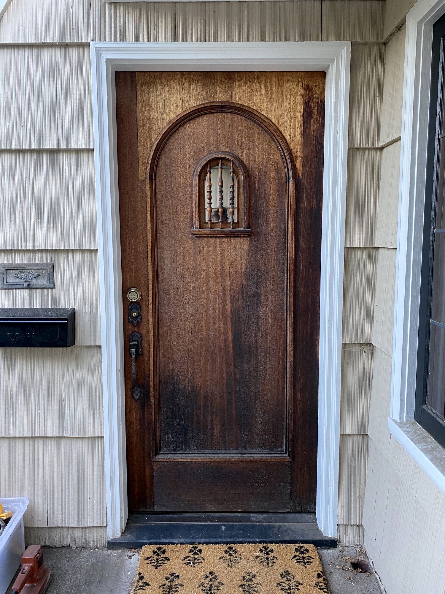 Staining front door deals